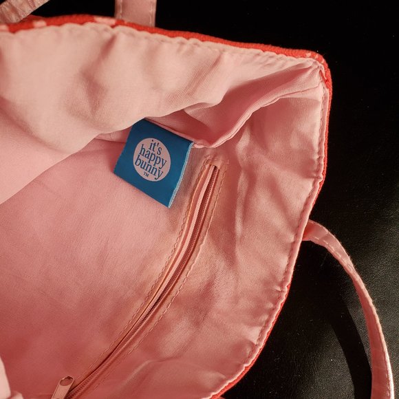 Happy Bunny Tote Let's Focus on Me Jim Benton Bag - Picture 8 of 14